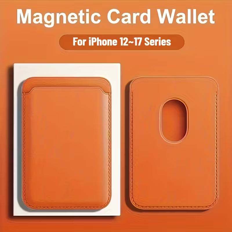 iPhone MagSafe wallet قطعة حافظة بطاقات مغناطيسية   –  حافظة بطاقات آيفون